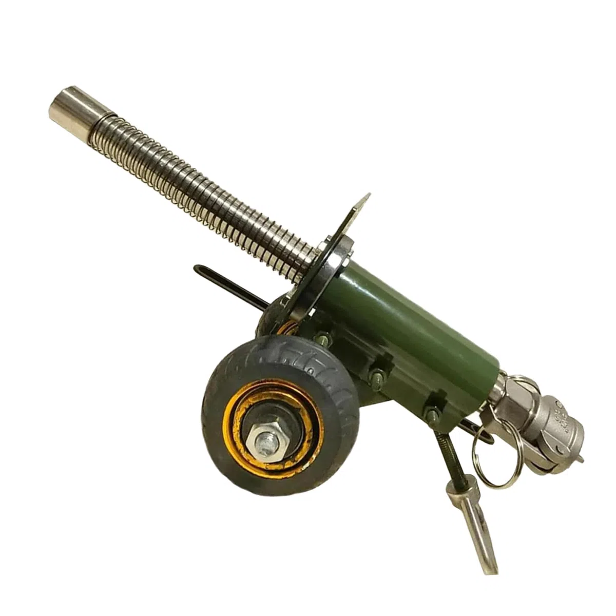 Cañón de artillería de petardo, Modelo de Lanzador de petardos de Acero Inoxidable 304, Modelo de Lanzador de petardos para Manualidades, colección de Modelos Militares, Adornos de Escritorio