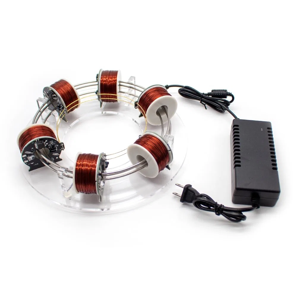 Ciclotrón electromagnético DIY Seis Bobinas Acelerador Circular Equipo de Experimentación Científica Física Herramienta de Enseñanza Modelo