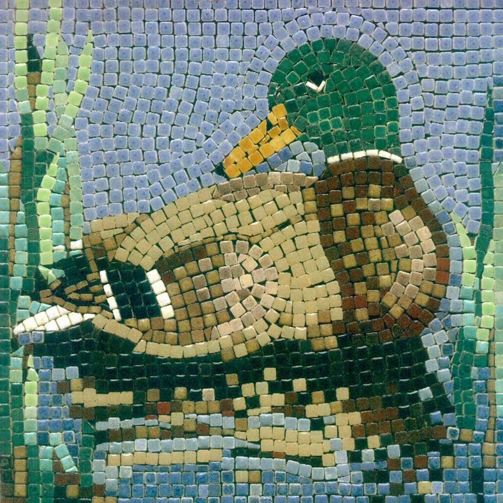 kit mosaico DIY manualidades, 20x20cm Pato 2