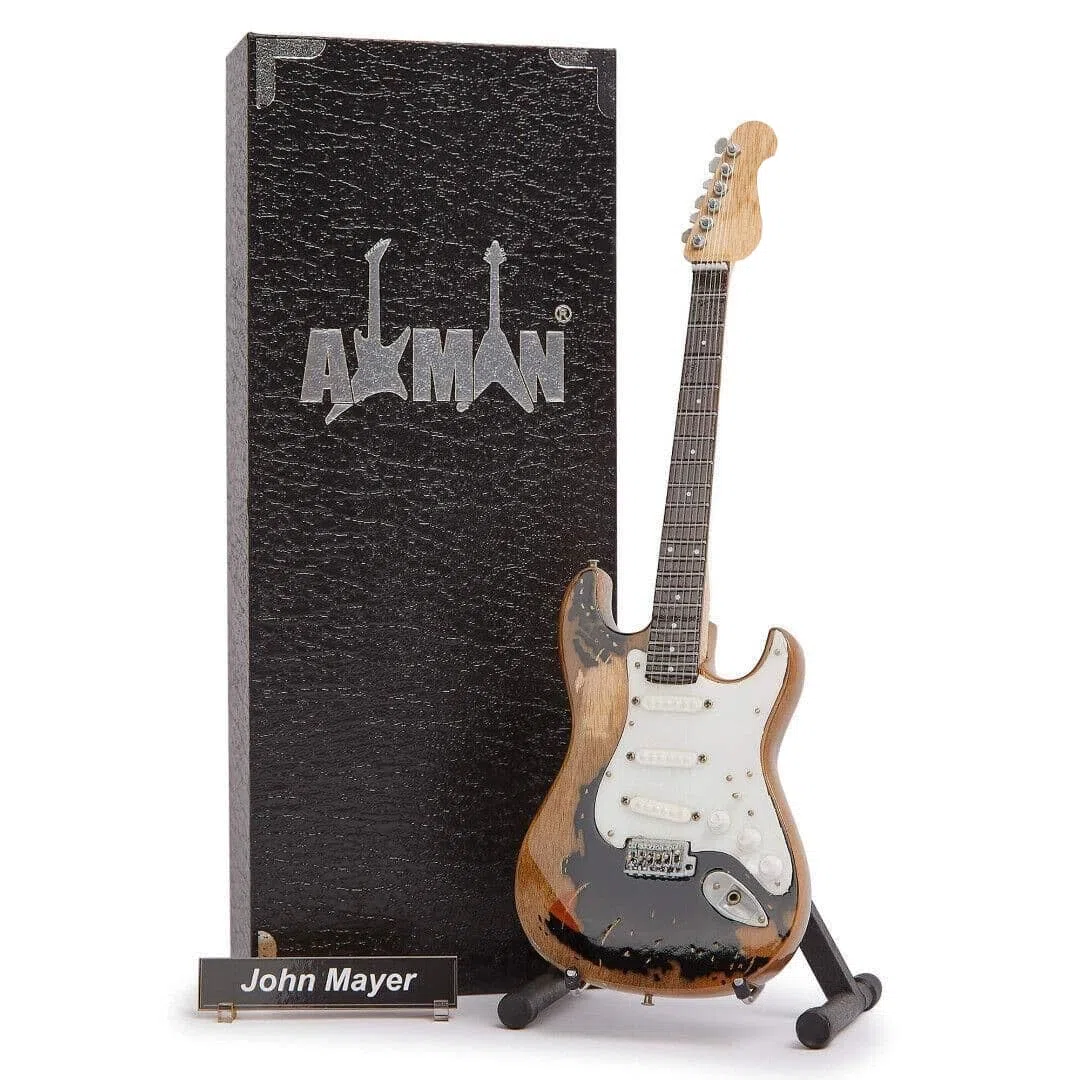 John Mayer Negro 1 - Réplica de guitarra miniatura