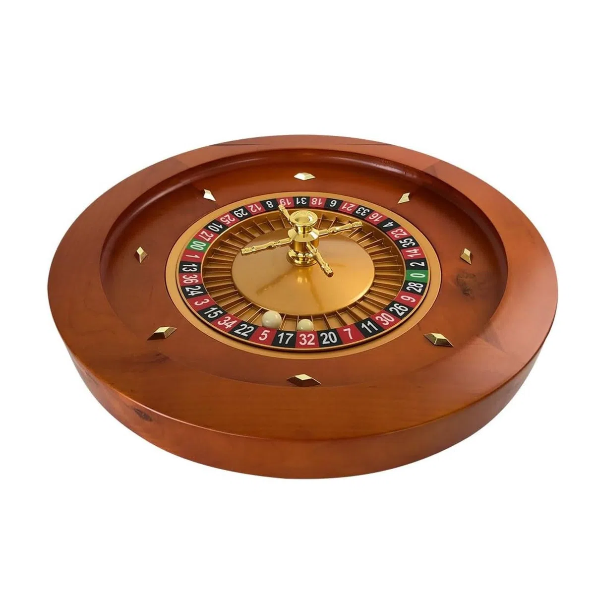 Placa giratoria Rueda de Ruleta Grande de 18 Pulgadas y 45cm, Mesa giratoria de Madera para Ruleta Rusa, Juegos de Casino con Bolas de Acero, Ideal para la Noche de Juegos en casa