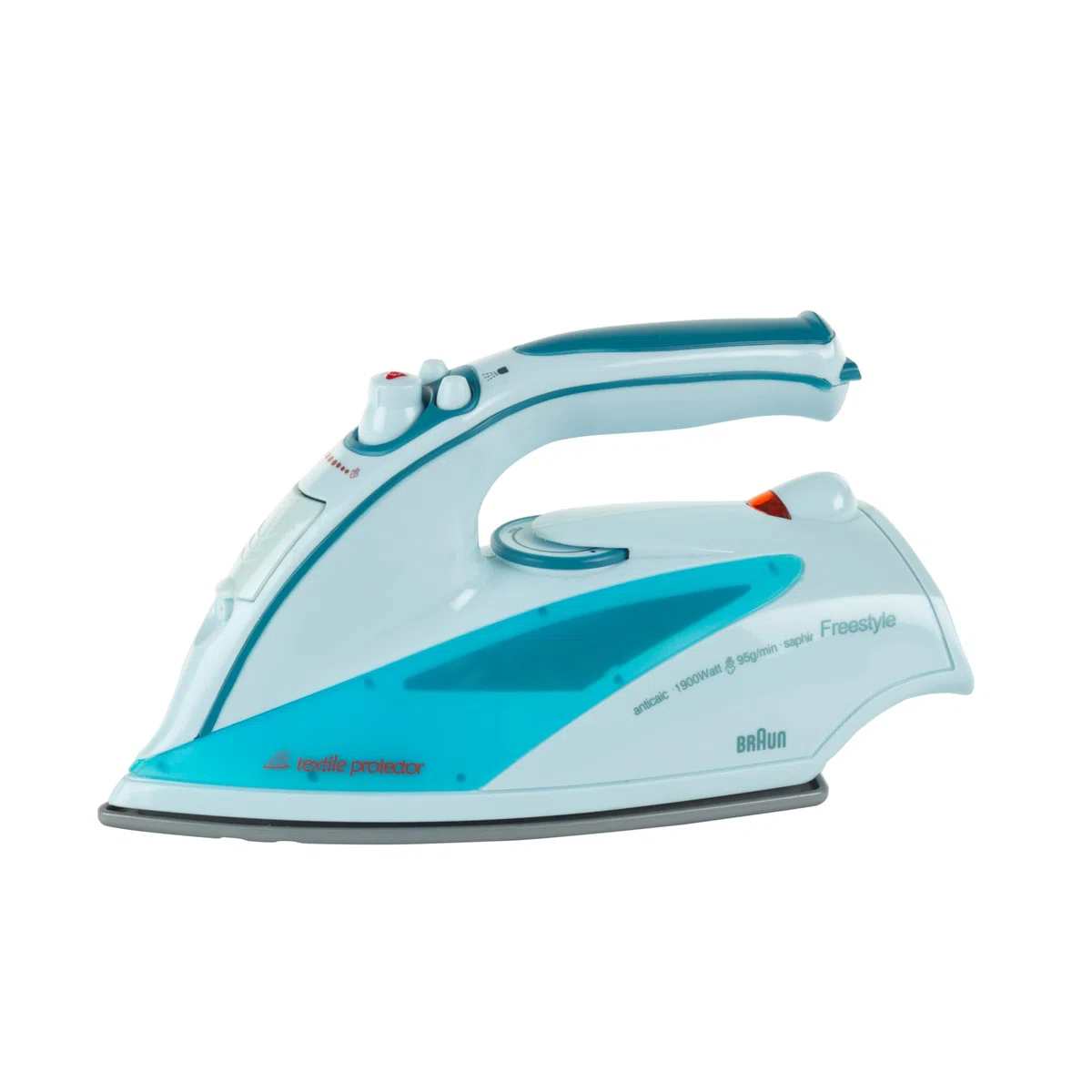 Theo Klein 6245 Plancha Infantil Braun | Plancha Infantil a Pilas con Pantalla de luz led y función de rociado de Agua | Juguetes para niños a Partir de 3 años