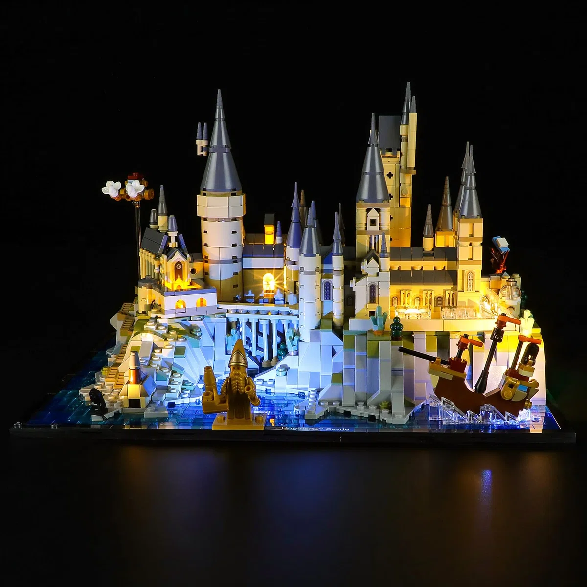 GEAMENT Kit de Luces LED Compatible con Lego Harry Potter Castillo y Terrenos de Hogwarts (Castle and Grounds) 76419 (Juego Modelo no Incluido)