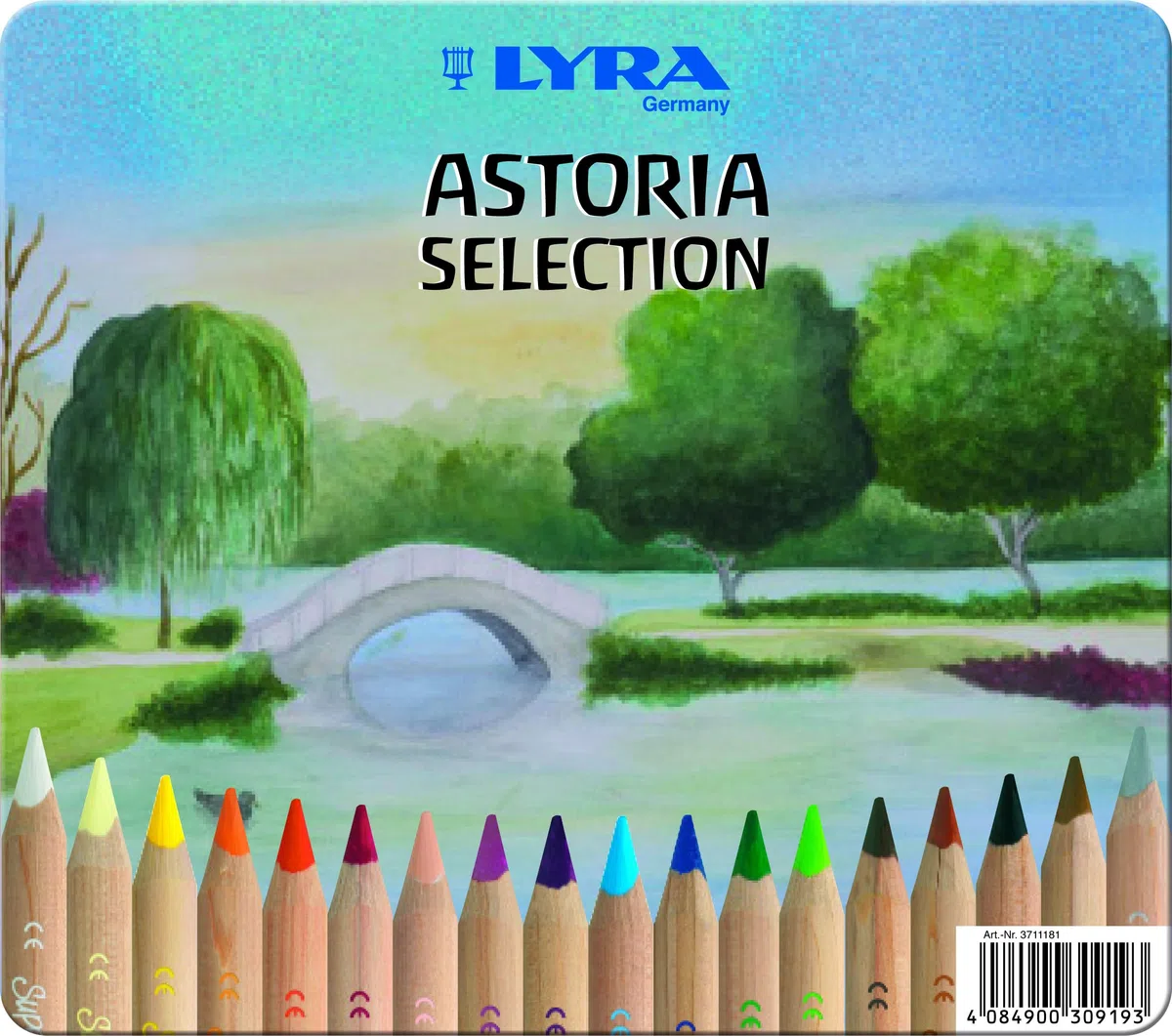 Lyra Super Ferby Astoria Selection Nature. Estuche Metal 18 unidades