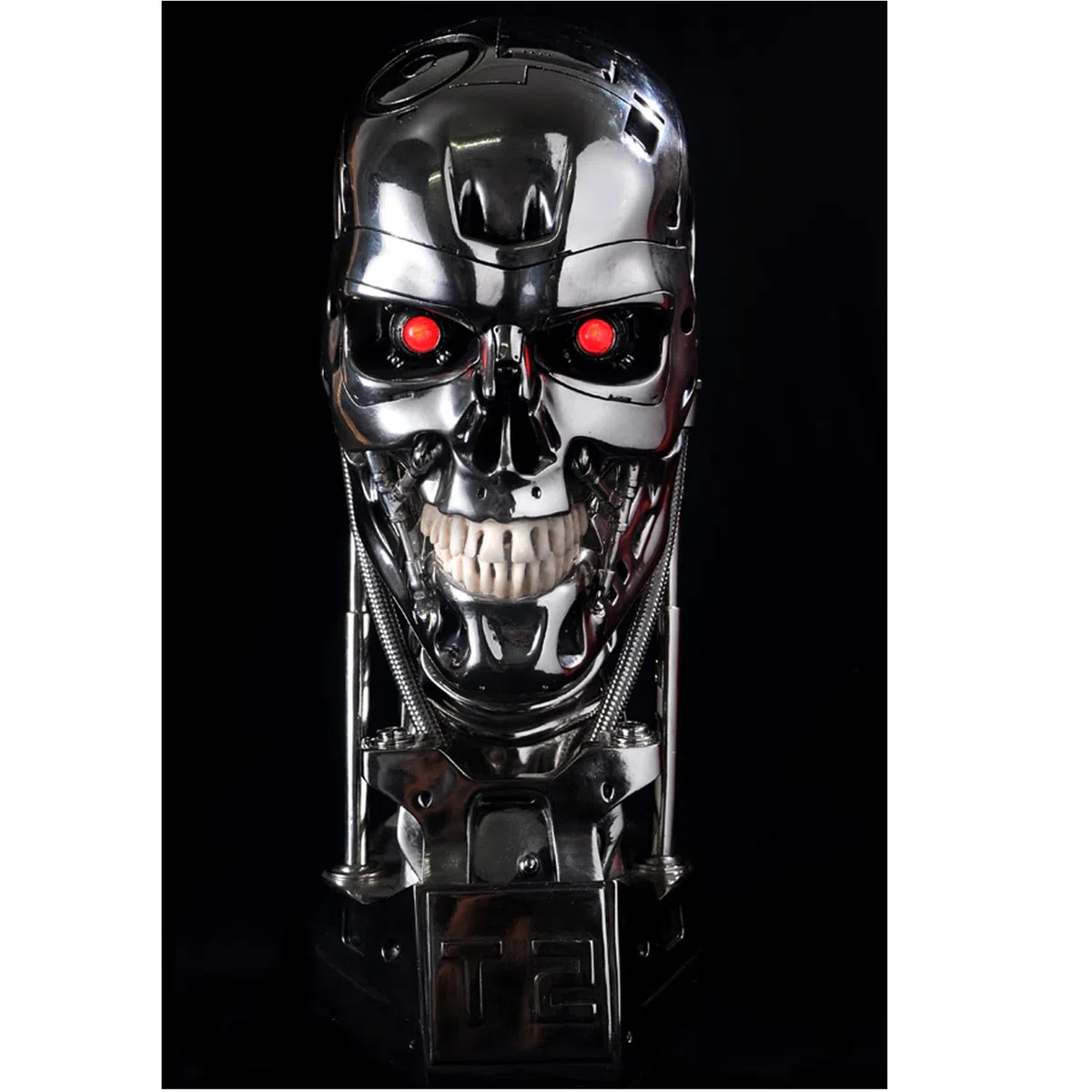 Terminator T2 T800 Replica Skeleton Bust 1:1 Escala Replica
