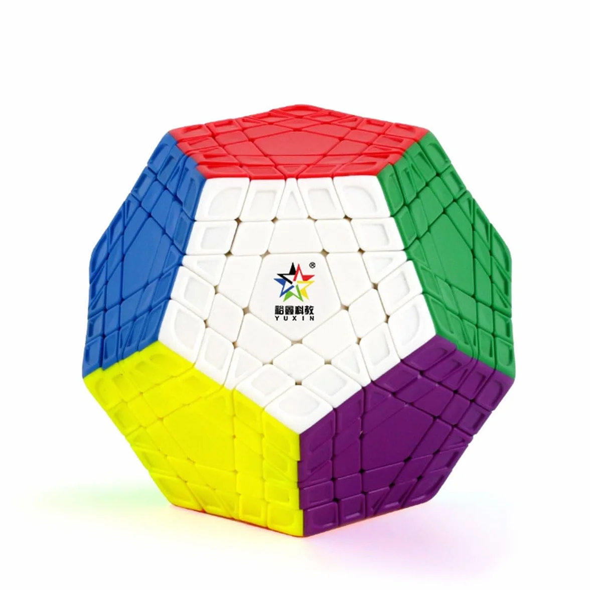 FunnyGoo YuXin HuangLong 5x5 Dodecaedro 12 Superficie Gigaminx Megaminx 5 x 12 Cubo de rompecabezas mágico del cubo Stickerless