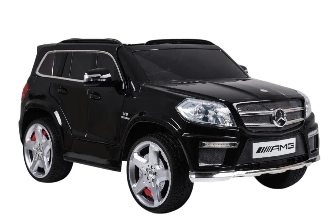 Mercedes AMG Infantil 12V Biplaza con 2 Motores y Mando RC - Negro