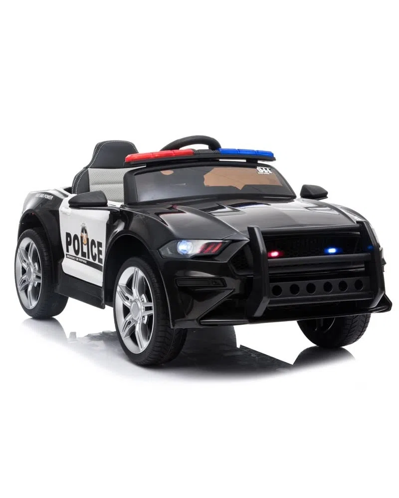 Coche de Policía Eléctrico Infantil ATAA 12 V con Sirena, Luces y Mando