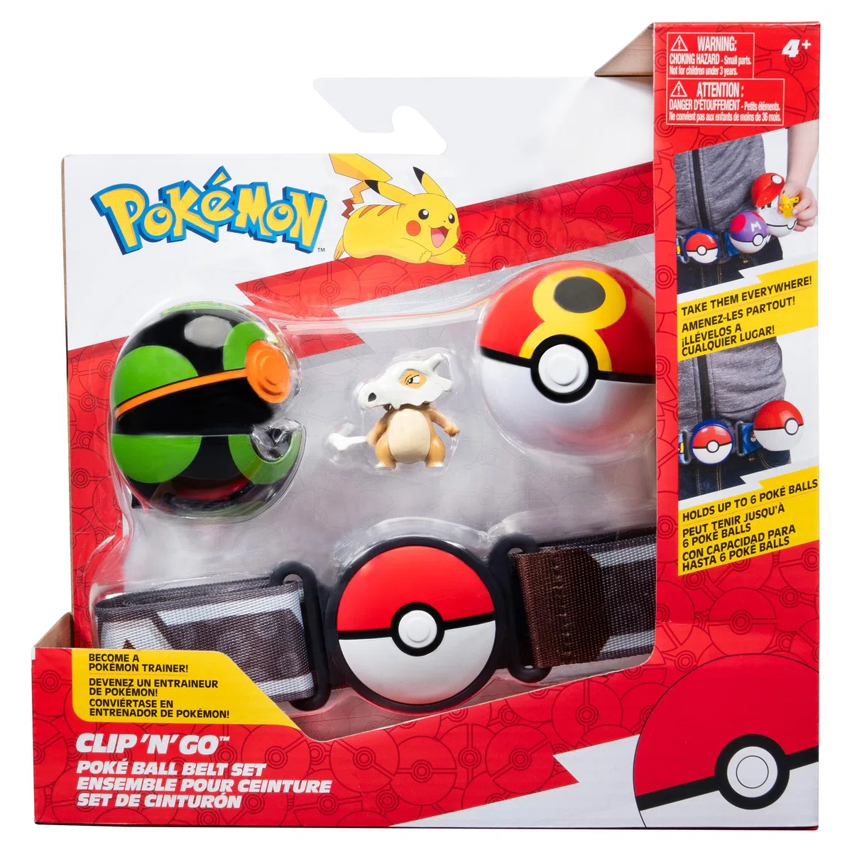 Pokémon Ensemble pour Ceinture Clip'n'Go Repeat Balll, Dusk Ball & Osselait