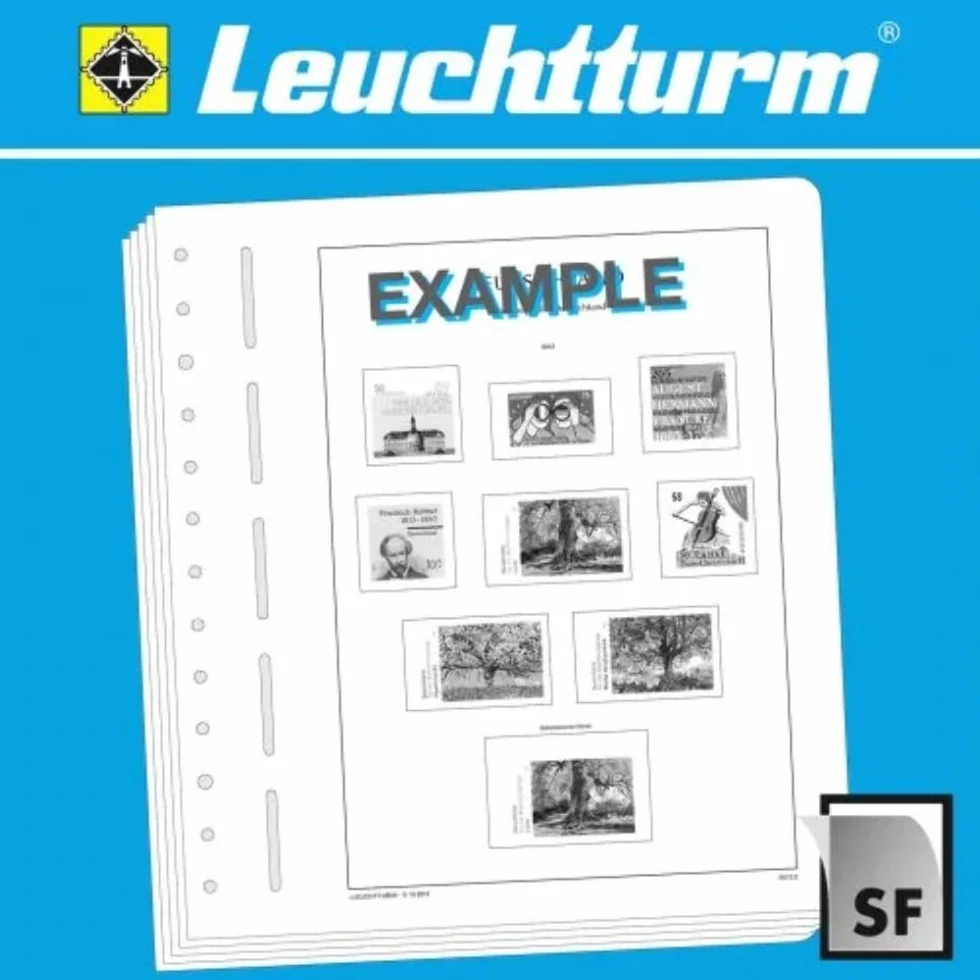 Leuchtturm 310901 SF-Hojas preimpresas Alemania Generalgouvernement 1939-1944