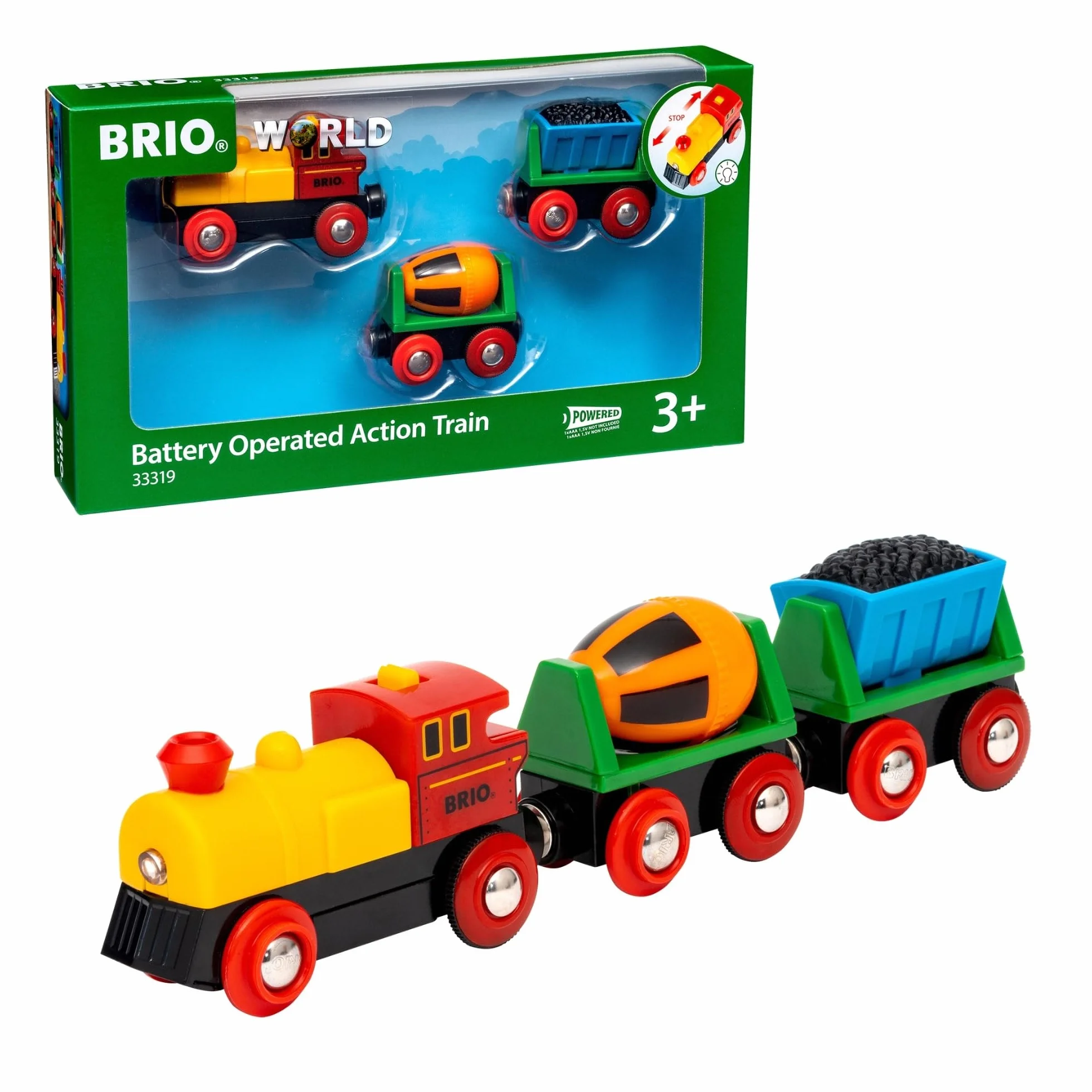BRIO - Tren de mercancías con luz (33319)
