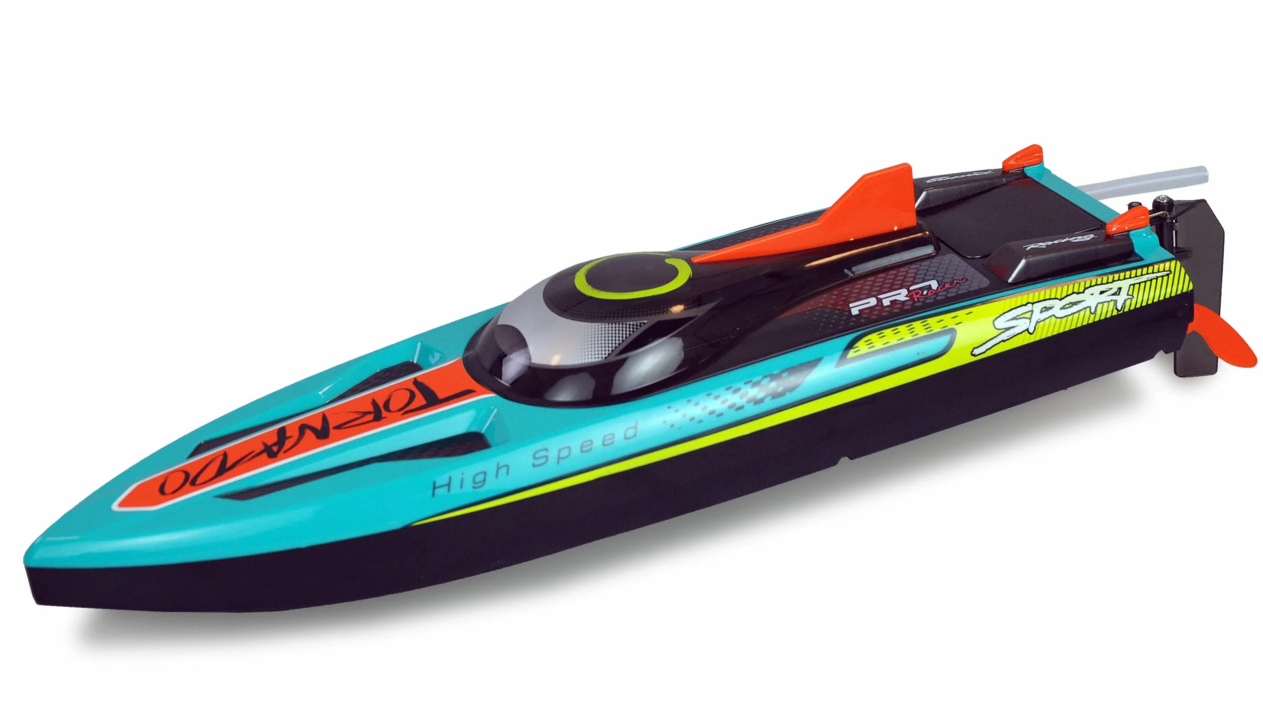Amewi Tornado High Speed Boot brushless 450 mm 65 km/h 2,4 GHz RTR, Multicolor RC Control Remoto