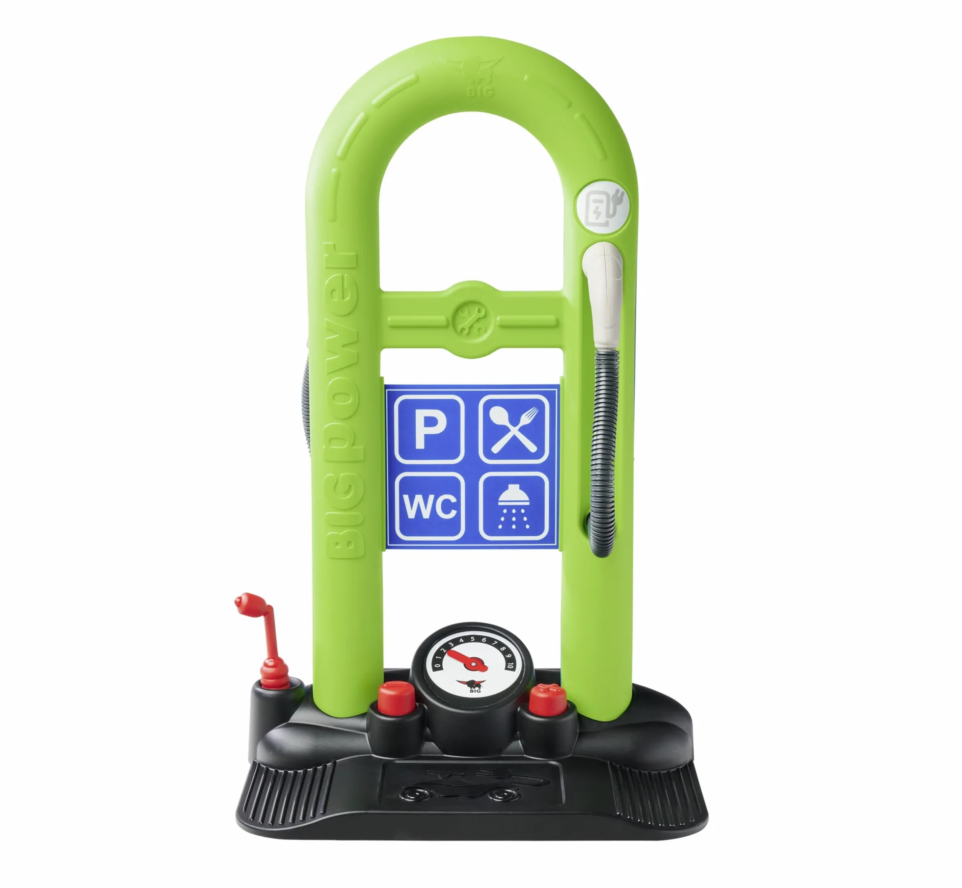 BIG Spielwarenfabrik 800056498 Bobby Car Gasolinera & Rastreador Negro, S