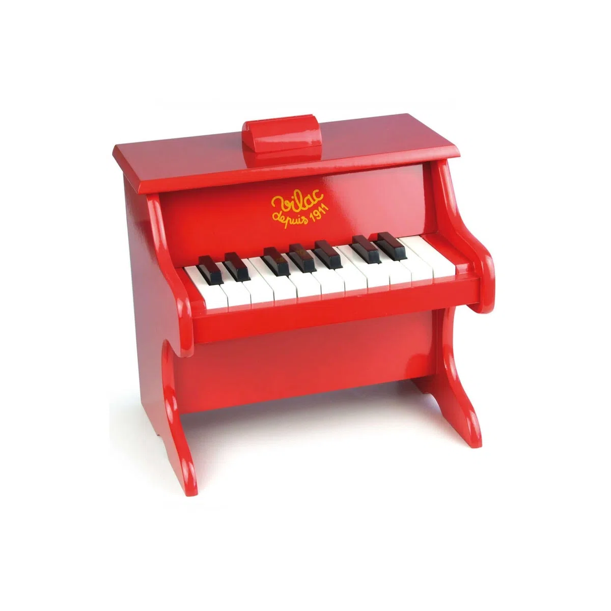 Vilac - Piano 18 Teclas con partituras, Color Rojo (8317)